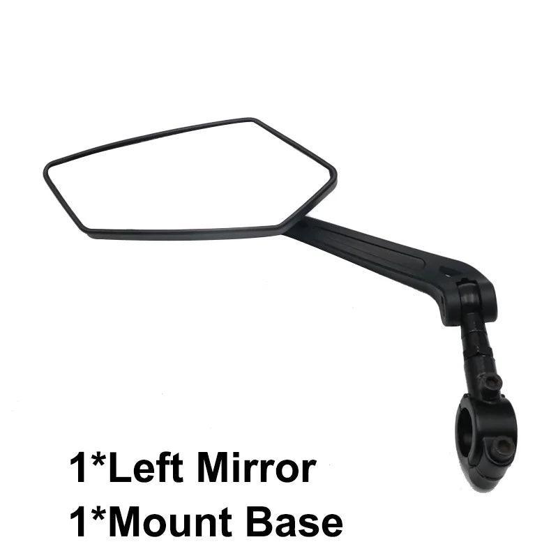 Bicycle Rear View Mirror Bike Cycling Clear Wide Range Back Sight Rearview Reflector Adjustable Handlebar Left Right Mirror - Franklyn & Page E-Bike Emporium
