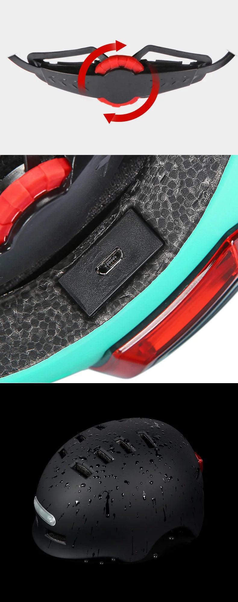 Bike Helmet Smart Led Sandbox Snowboarding Helmet Adult Electric Bicycle Sport MTB Skiing Snowboarding Helmet Men Women - Franklyn & Page E-Bike Emporium