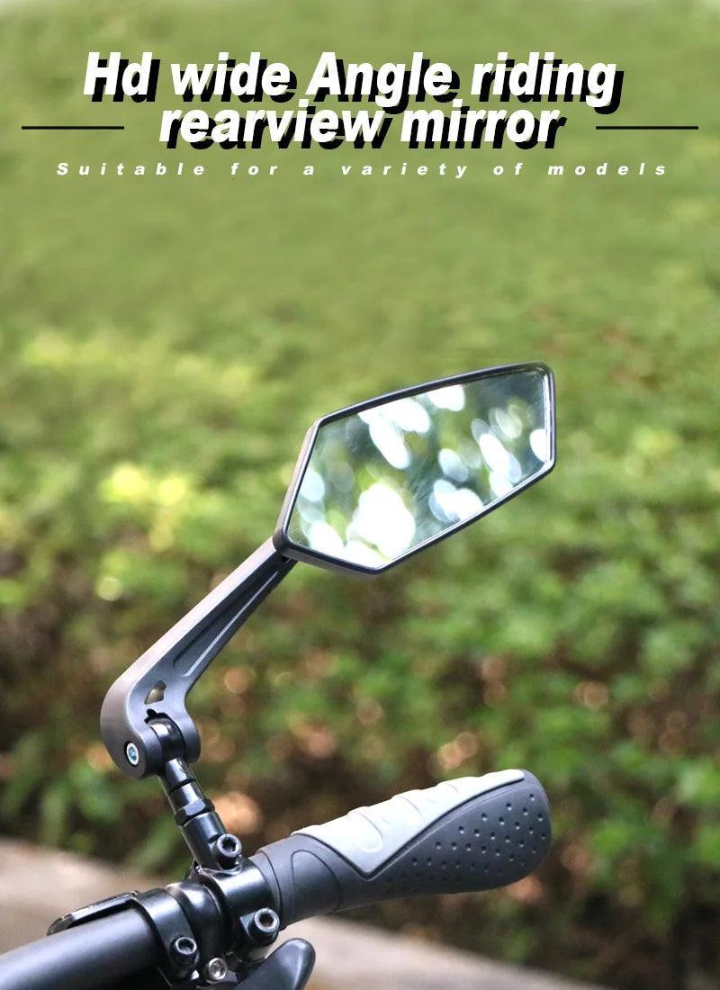 Bicycle Rear View Mirror Bike Cycling Clear Wide Range Back Sight Rearview Reflector Adjustable Handlebar Left Right Mirror - Franklyn & Page E-Bike Emporium