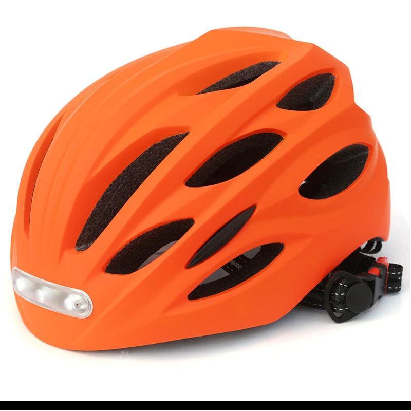 LED Lamp Cycling Bicycle Helmet With LED Tail Light Intergrally-molded Outdoor Sport Riding Cycling Motorcycle Bike Equipment - Franklyn & Page Emporium