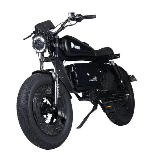 3000W 60V 45AH Electric bicycle with bluetooth speaker Ebike 20" Fat Tire vintage E-bike - Franklyn & Page Emporium