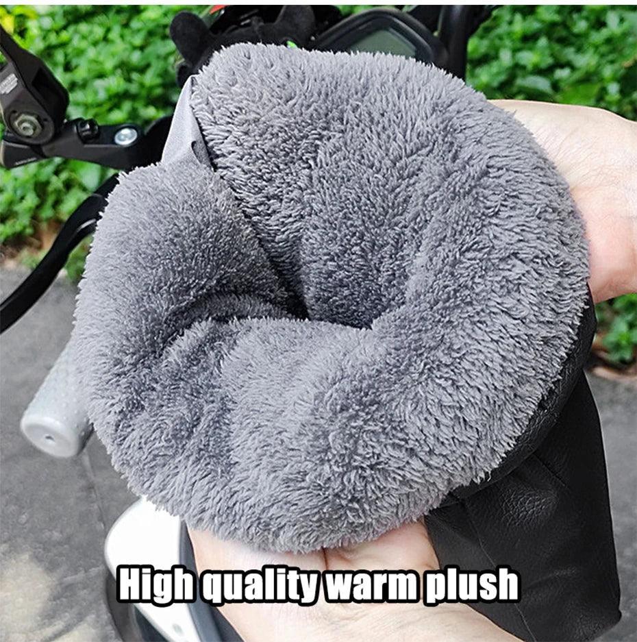 Motorcycle Handlebar Muffs Winter Equipment Mitts Warmer Gloves Waterproof Handmuffs Bicycle Handle Cover Hand Covers Warmers