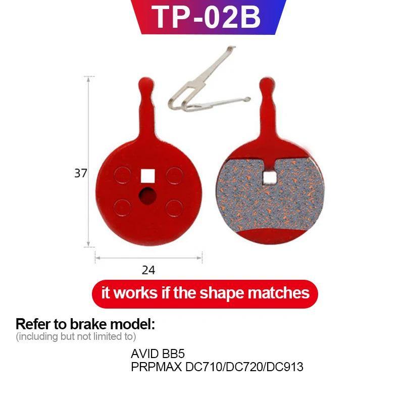 MTB Bicycle Hydraulic Disc Brake Pads For b01s SHIMANO SRAM AVID HAYES Magura ZOOM Cycling Bike Parts Semi-Metallic Brake Pad - Franklyn & Page Emporium