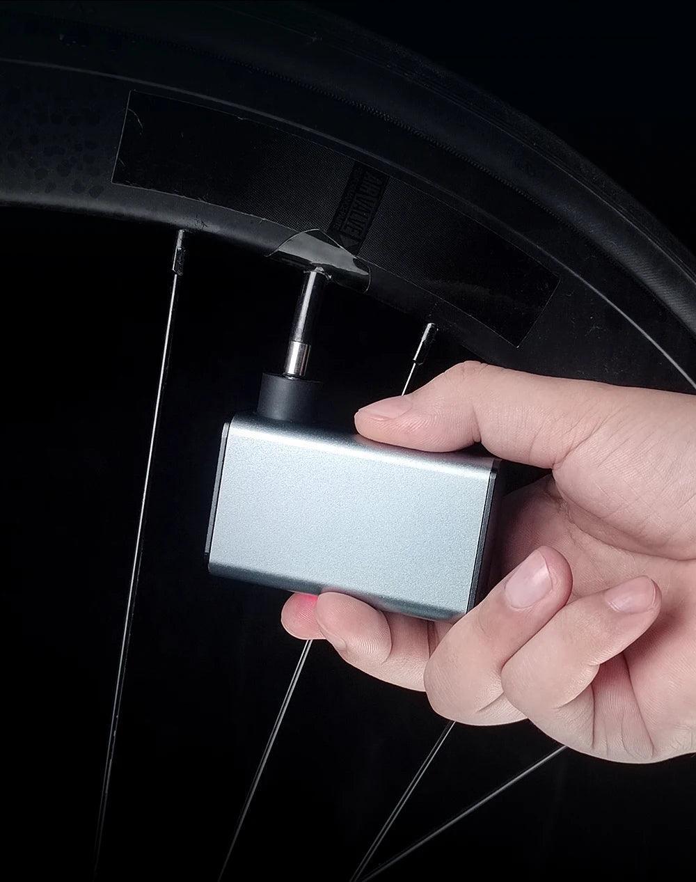 Mini Electric Air Pump Portable tire Cordless FV AV Inflator - Franklyn & Page Emporium