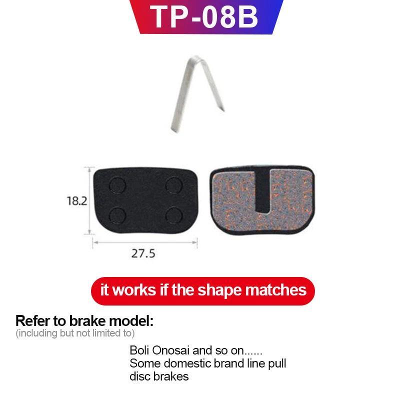 MTB Bicycle Hydraulic Disc Brake Pads For b01s SHIMANO SRAM AVID HAYES Magura ZOOM Cycling Bike Parts Semi-Metallic Brake Pad - Franklyn & Page Emporium