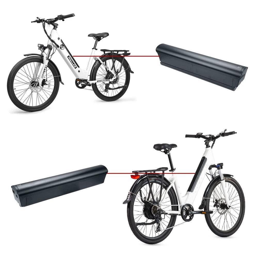 Replacement Macwheel Li-ion Ebike Battery Pack 36V 48V 10.4Ah 500W 750W Electric Bike GEN3 The Flex Stride Hybrid E-Bike - Franklyn & Page Emporium