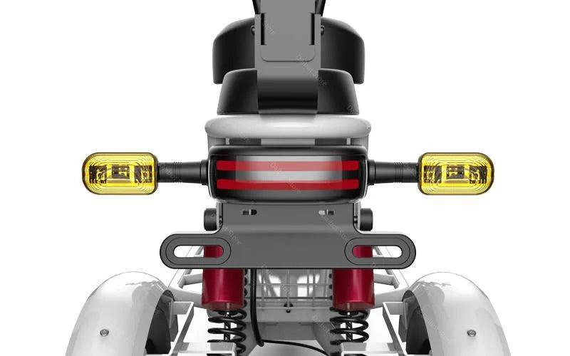 Daibot Electric Scooter Tricycle Three Wheels Electric Scooters 12'' Parent- child White/Blue/Black/Red Adult Electric Bicycle - Franklyn & Page Emporium