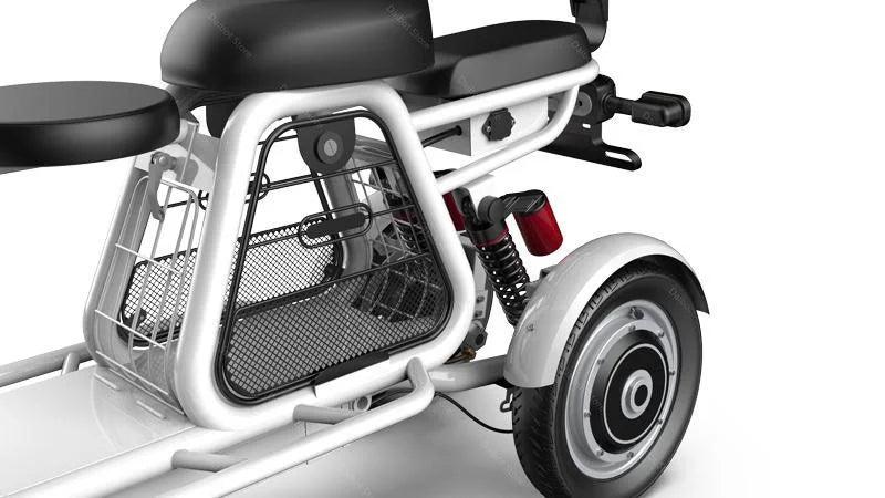 Daibot Electric Scooter Tricycle Three Wheels Electric Scooters 12'' Parent- child White/Blue/Black/Red Adult Electric Bicycle - Franklyn & Page Emporium