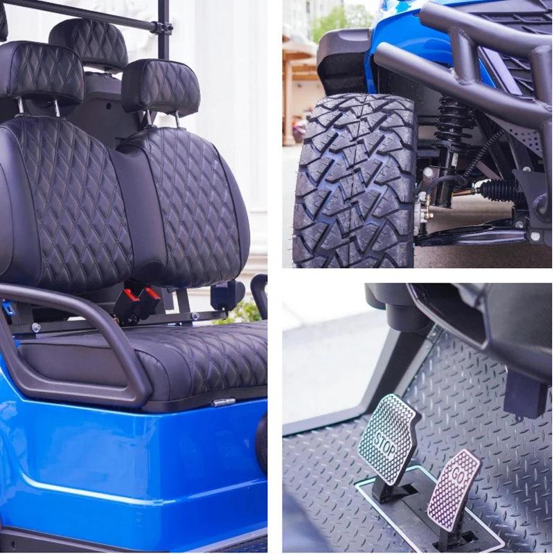 CE Certificate Cheap Car 60V 4 Seater Buggy Electric Four Wheeler Club Lithium Battery Electric Golf Cart - Franklyn & Page E-Bike Emporium