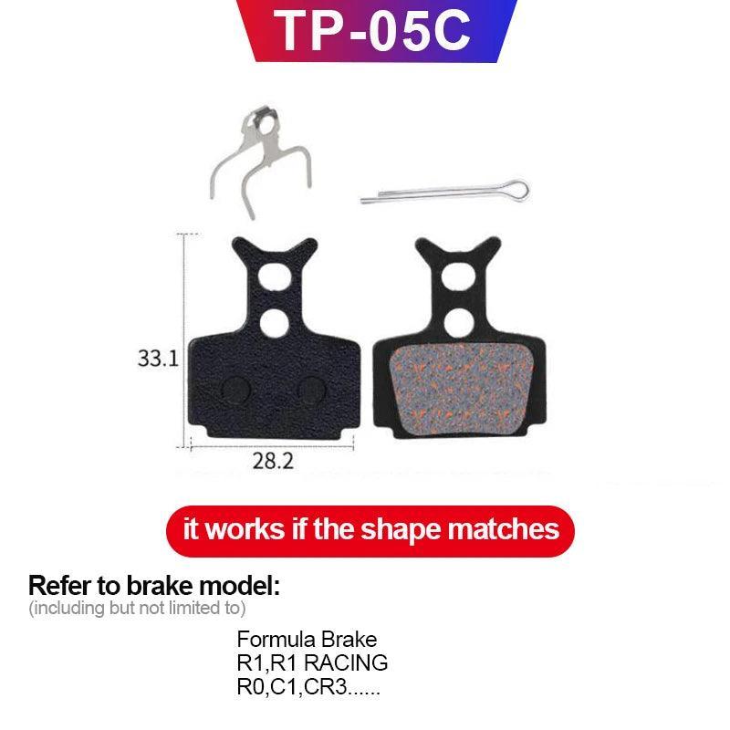 MTB Bicycle Hydraulic Disc Brake Pads For b01s SHIMANO SRAM AVID HAYES Magura ZOOM Cycling Bike Parts Semi-Metallic Brake Pad - Franklyn & Page Emporium