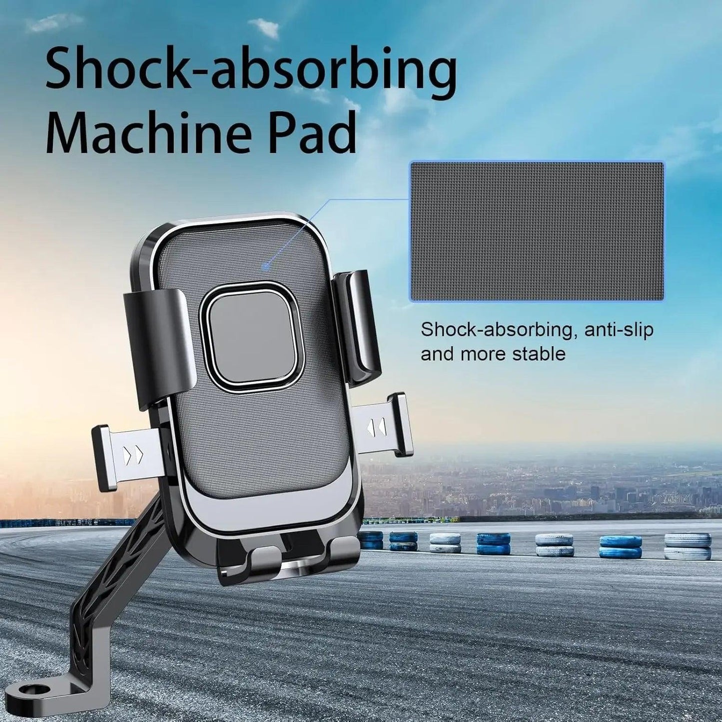 Universal Bike Phone Holder 360° Rotatable Phone Holder Handlebar Stand for Motorcycle - Franklyn & Page Emporium