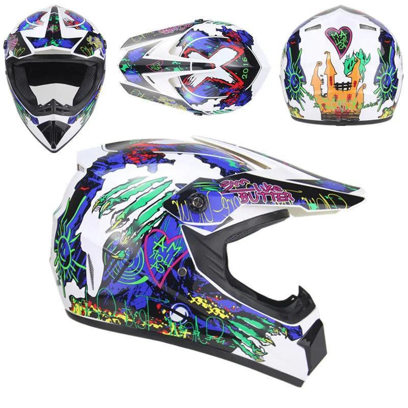 Motorcycle helmet children & Adluts off-road helmet bike downhill AM DH cross capacete motocross casco para motociclista - Franklyn & Page Emporium