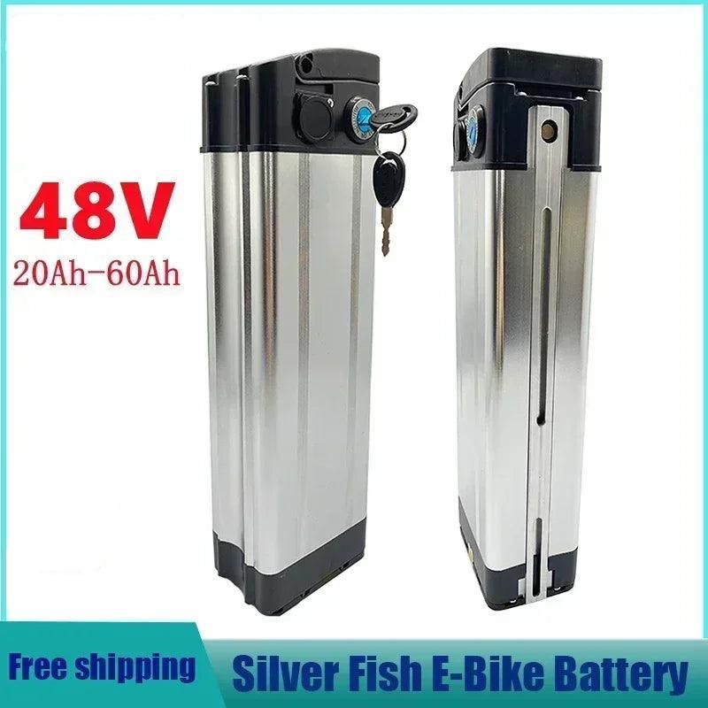 Original electric folding car lithium battery 48V Silver Fish model driving battery 20Ah-60Ah large capacity+charger - Franklyn & Page Emporium