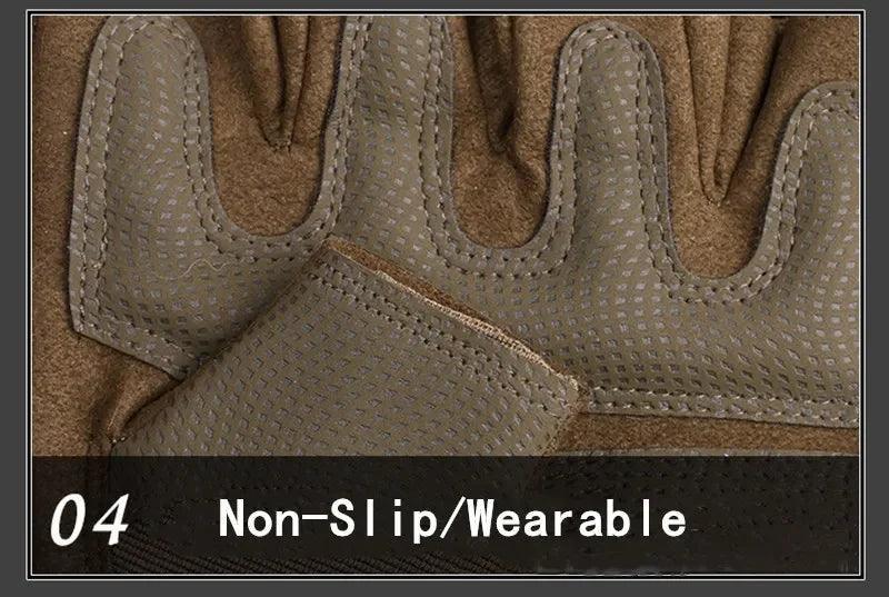 Motorcycle Gloves Men Tactical Hunting Shooting Knuckle Protection Sports Full Finger Cycling Bike Gloves Women Bicycle