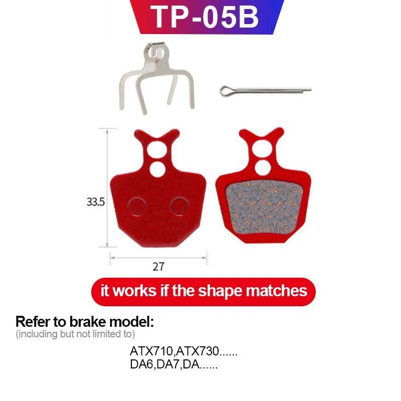MTB Bicycle Hydraulic Disc Brake Pads For b01s SHIMANO SRAM AVID HAYES Magura ZOOM Cycling Bike Parts Semi-Metallic Brake Pad - Franklyn & Page Emporium