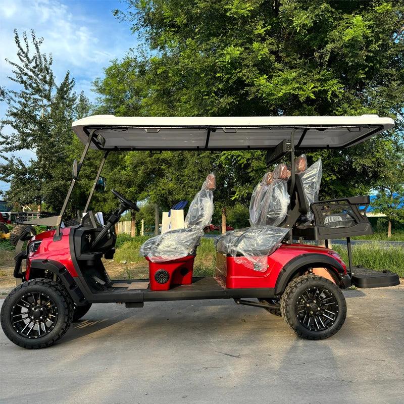 Golf Cart 4 Wheel Drive Street Legal Lithium Battery 2 4 6 8 Seater Electric Lifted Golf Cars Buggy Adult for Sale - Franklyn & Page E-Bike Emporium
