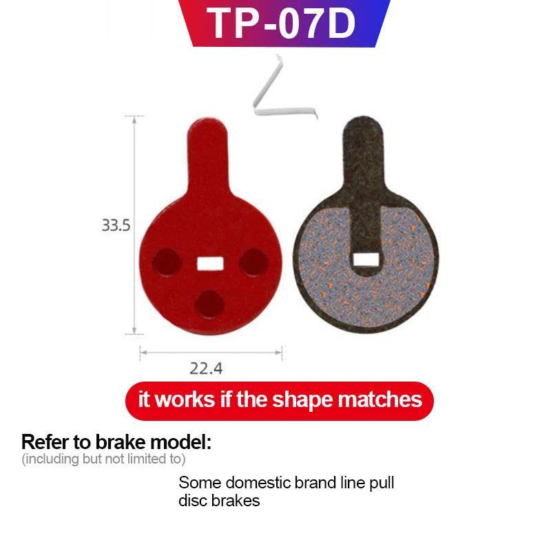 MTB Bicycle Hydraulic Disc Brake Pads For b01s SHIMANO SRAM AVID HAYES Magura ZOOM Cycling Bike Parts Semi-Metallic Brake Pad - Franklyn & Page Emporium
