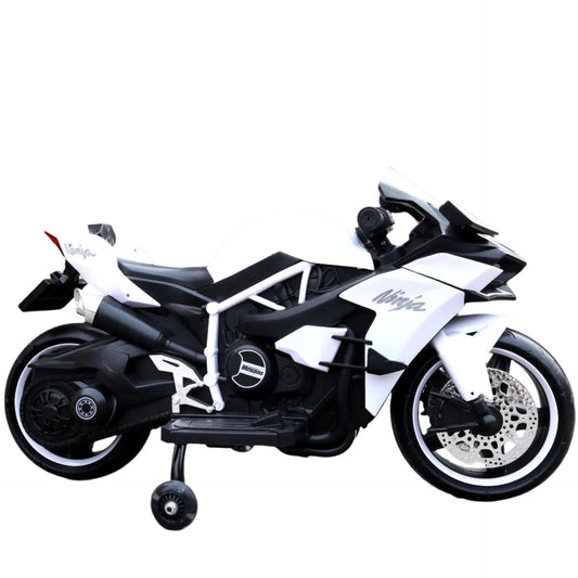Kids electric motorbike toy superbike for children drivable with training wheels ride-on bike - Franklyn & Page Emporium