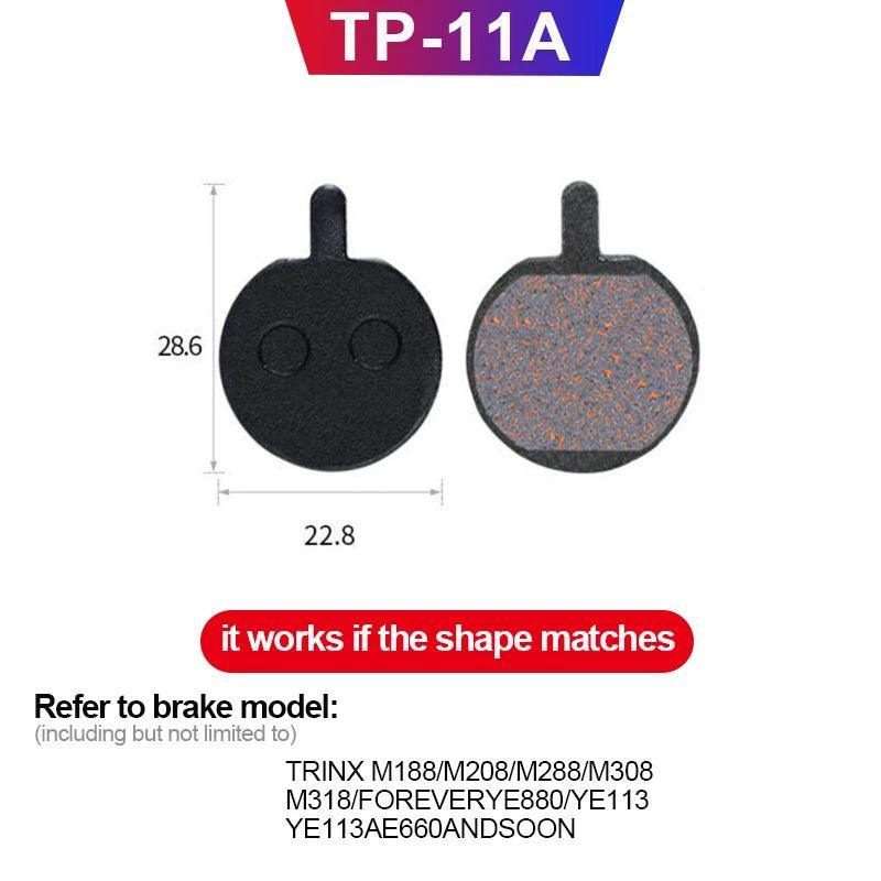 MTB Bicycle Hydraulic Disc Brake Pads For b01s SHIMANO SRAM AVID HAYES Magura ZOOM Cycling Bike Parts Semi-Metallic Brake Pad - Franklyn & Page Emporium