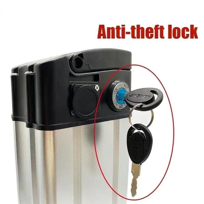 Original electric folding car lithium battery 48V Silver Fish model driving battery 20Ah-60Ah large capacity+charger - Franklyn & Page Emporium