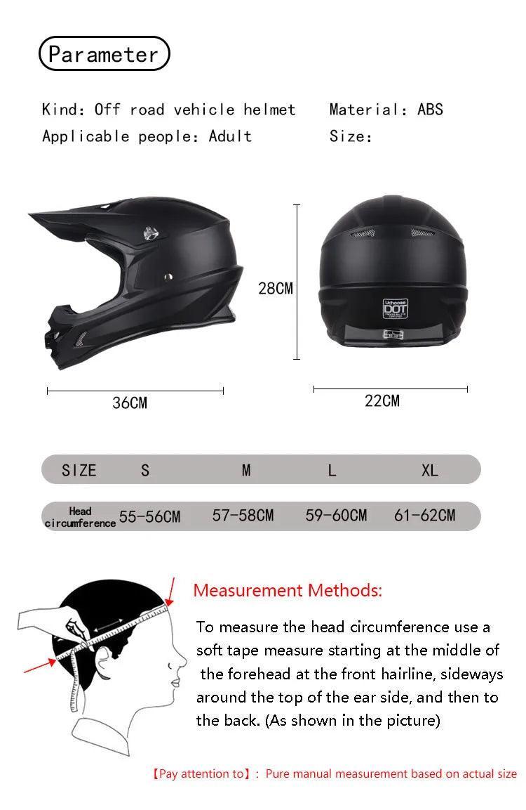 Adult & Kids Female Male Helmets Motocross Kask Cross Downhill Soporte Casco Sandbox Snowboarding Helmet Racing Enduro - Franklyn & Page E-Bike Emporium