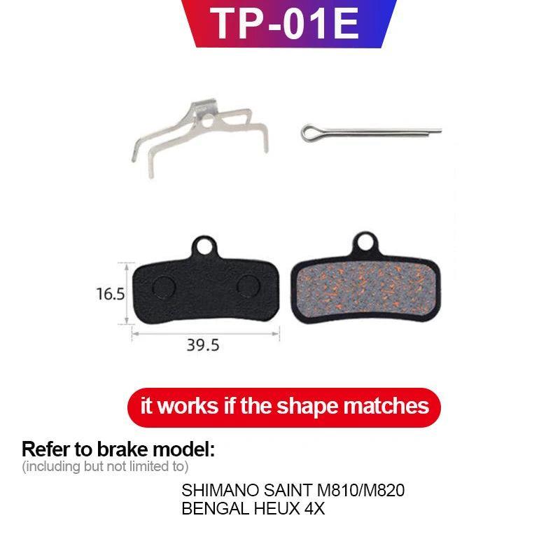 MTB Bicycle Hydraulic Disc Brake Pads For b01s SHIMANO SRAM AVID HAYES Magura ZOOM Cycling Bike Parts Semi-Metallic Brake Pad - Franklyn & Page Emporium