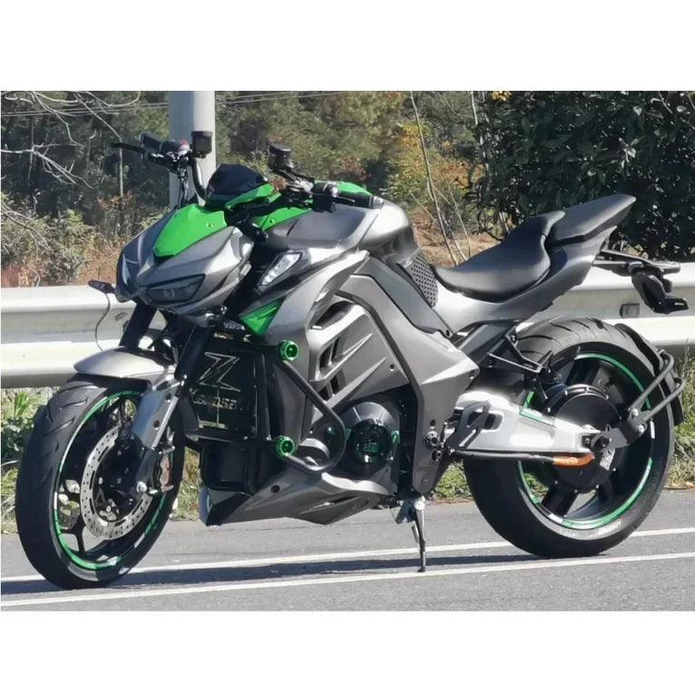 KAWASAKI Fast Type 2 Charge Long Range (Speed 100mph)(180mile range) Electric Motorcycle Superbike 120Ah 20kw 72v