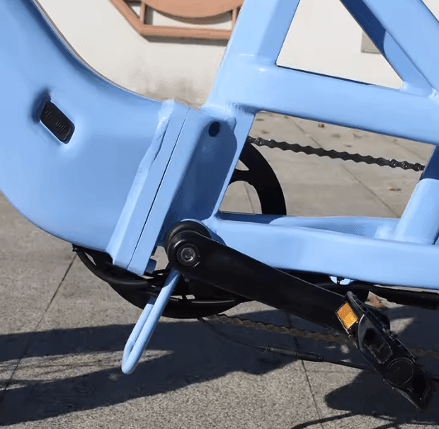 3 Wheel Electric Tricycle Front Drive 24inch Family Cargo Bike Adult Fat Tire Trike 500W 2 Person E Trike (40 km/h)