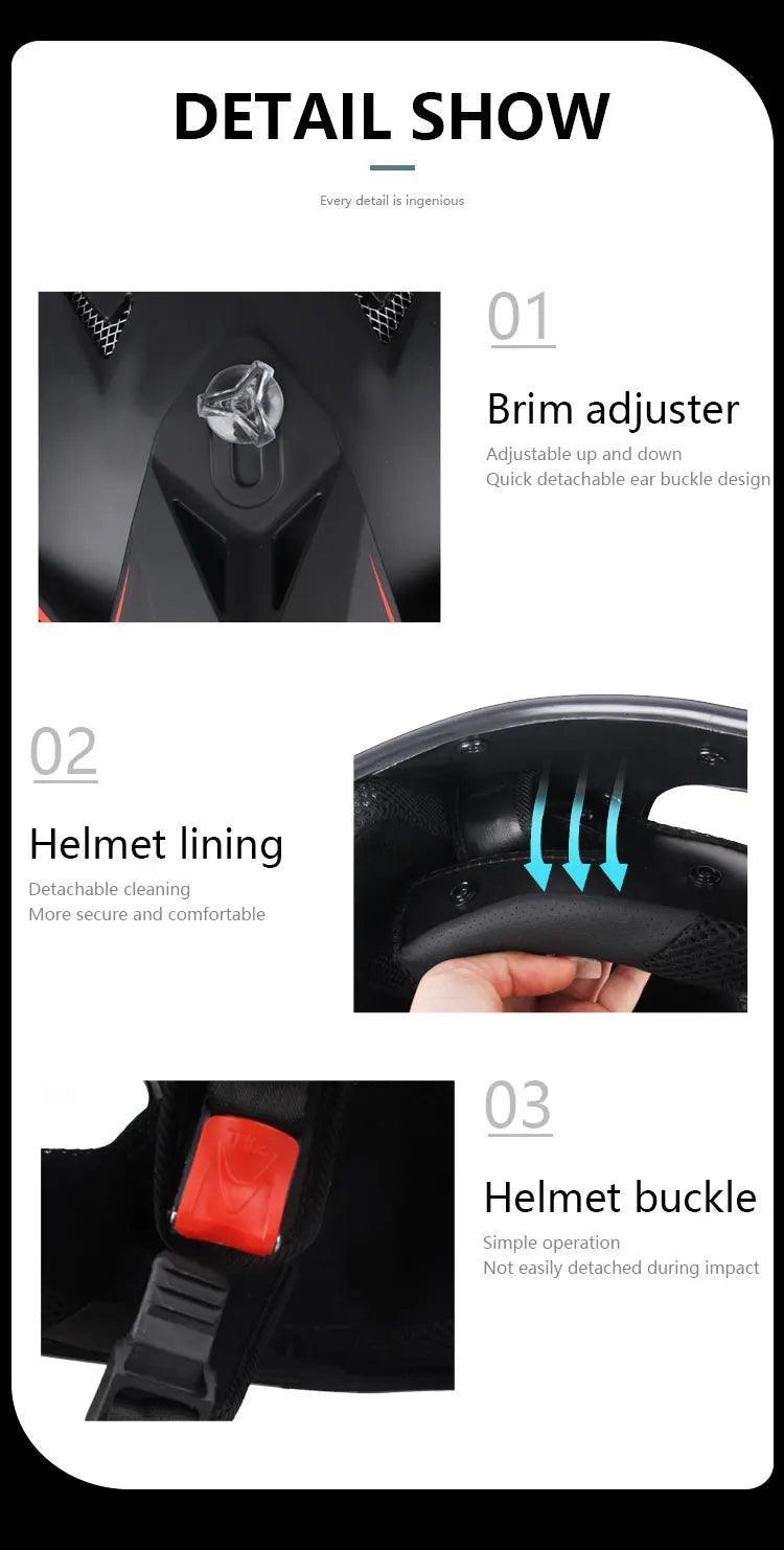 Helmets Motocross Kask Cross Downhill Soporte Casco Off Road Helmet Racing Classic Motorcycle with Goggles - Franklyn & Page Emporium