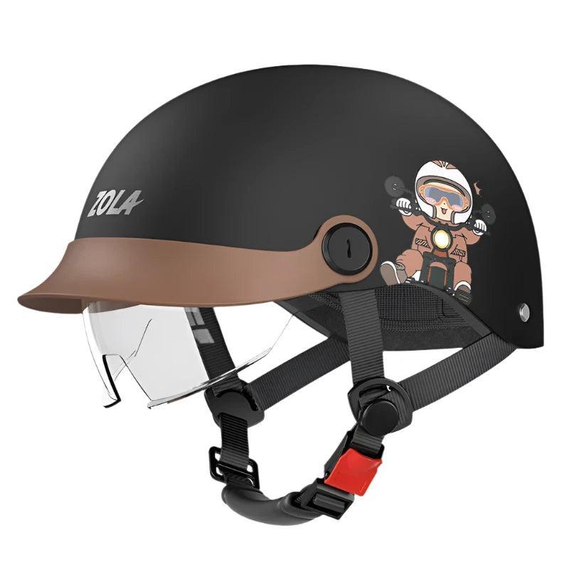 Outdoor Electric Vehicle Duck Tongue Helmet Adult Summer Safety Helmet Motorcycle Sun Protection Lightweight Half Helmet - Franklyn & Page Emporium