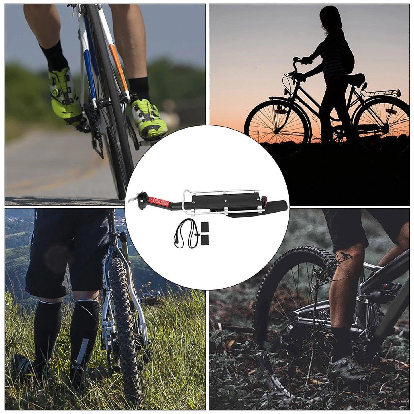 Bike Cargo Rack Bike Rear Rack Seat Post Mount Alloy Carrier Cargo Rack - Franklyn & Page E-Bike Emporium