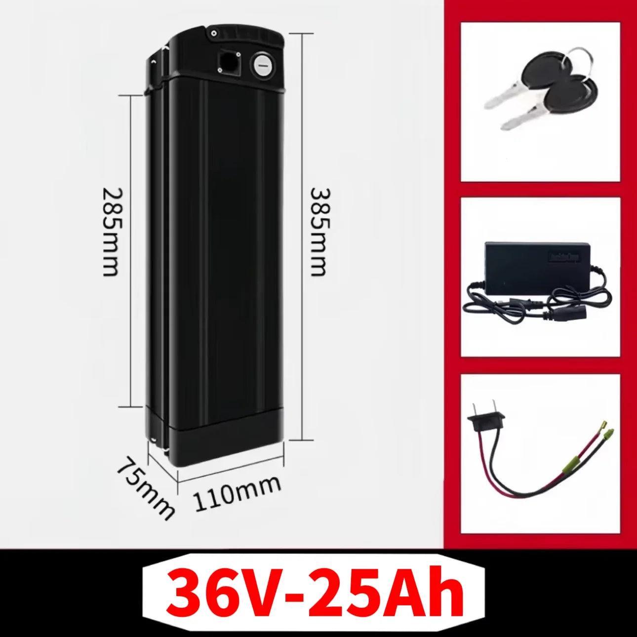 Original 36V 48V 15ah 25ah 30ah 40Ah silverfish battery Lithium-ion battery Certified - Franklyn & Page Emporium