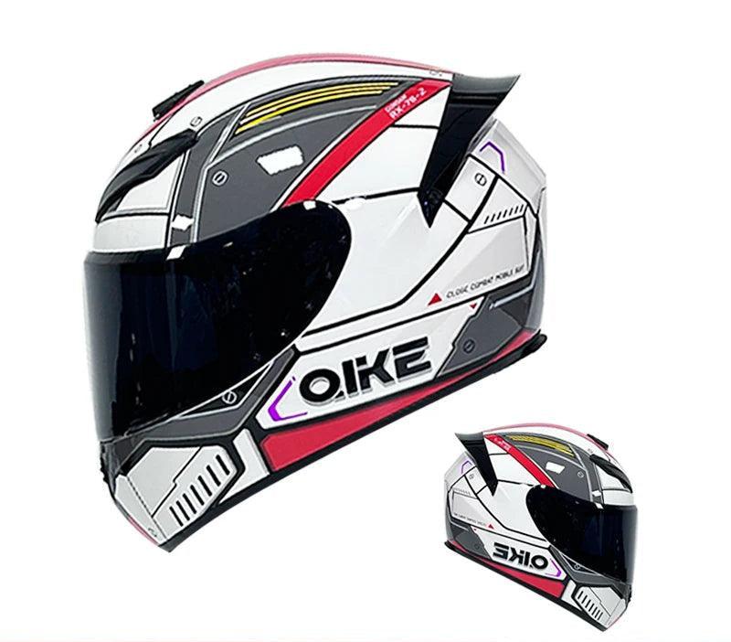 Motorcycle helmet male large tail retro cruise motorcycle helmet motorcycle helmet full coverage to keep warm. - Franklyn & Page Emporium