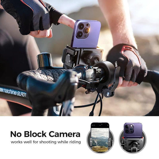 2024 Bike Phone Holder Shockproof Universal One-hand Operation Bicycle Motorcycle Phone Holder For 4.7-7" Mobile Phone - Franklyn & Page Emporium