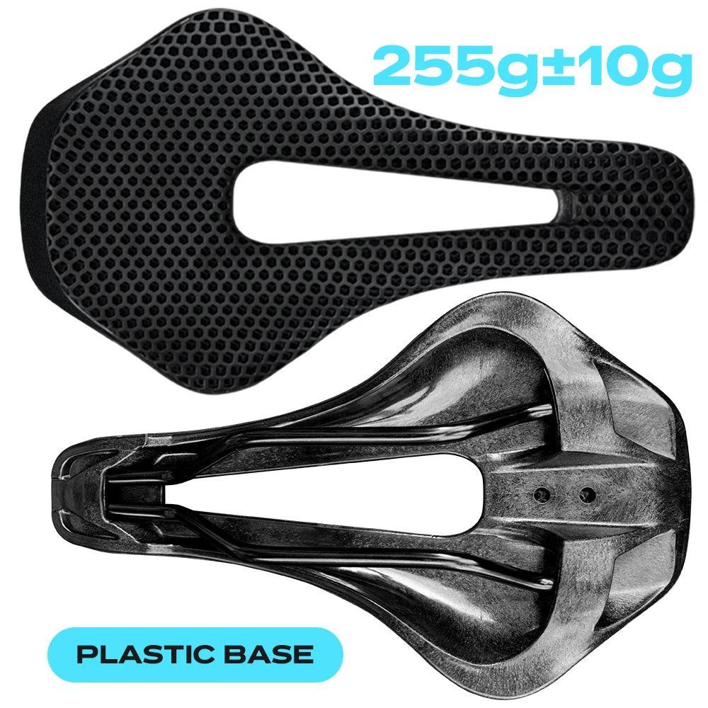 RYET 3D Printed Carbon Bike Saddle For MTB Road Bike Cycling Seat Bicycle Ultralight Saddle Full Carbon Cushion Cycling Parts - Franklyn & Page Emporium