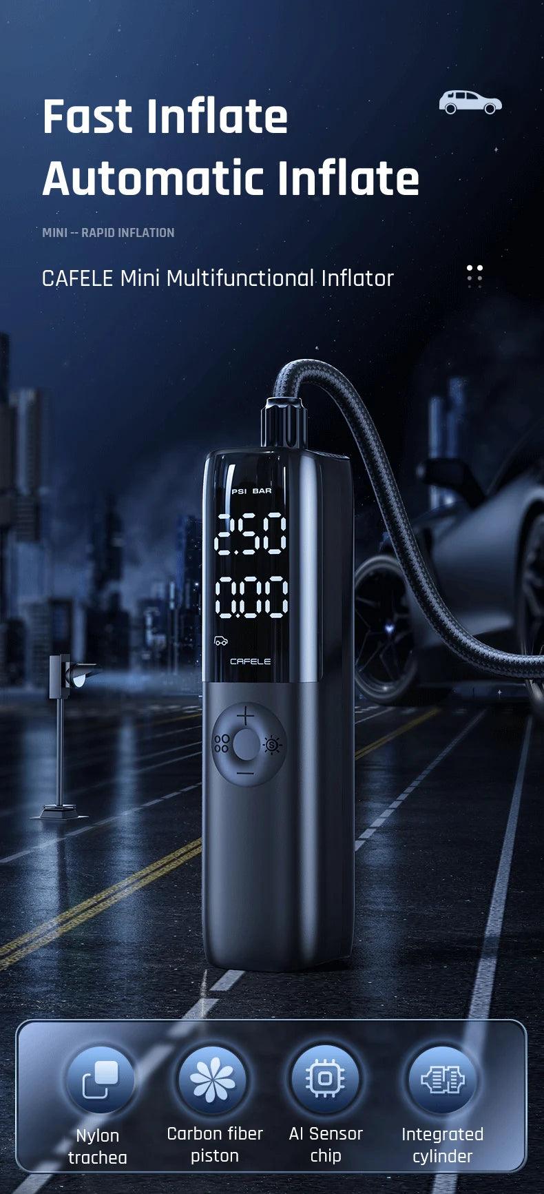 Car Tire Air Pump 12V 150PSI Air Compressor Portable Wired Electric Inflator For Car Motorcycle Bicycle with Extended Power Cord - Franklyn & Page Emporium