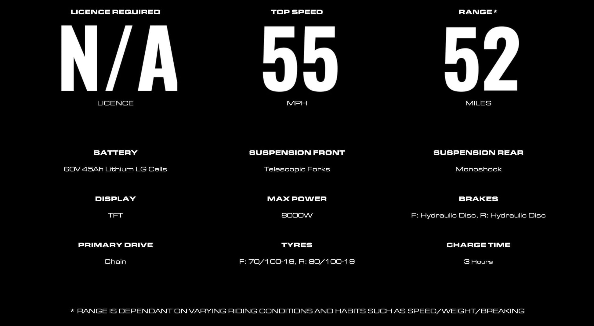 Talaria Sting R MX4 60V 45AH 8000w off road Electric Dirt Bike Fast Motorcycle