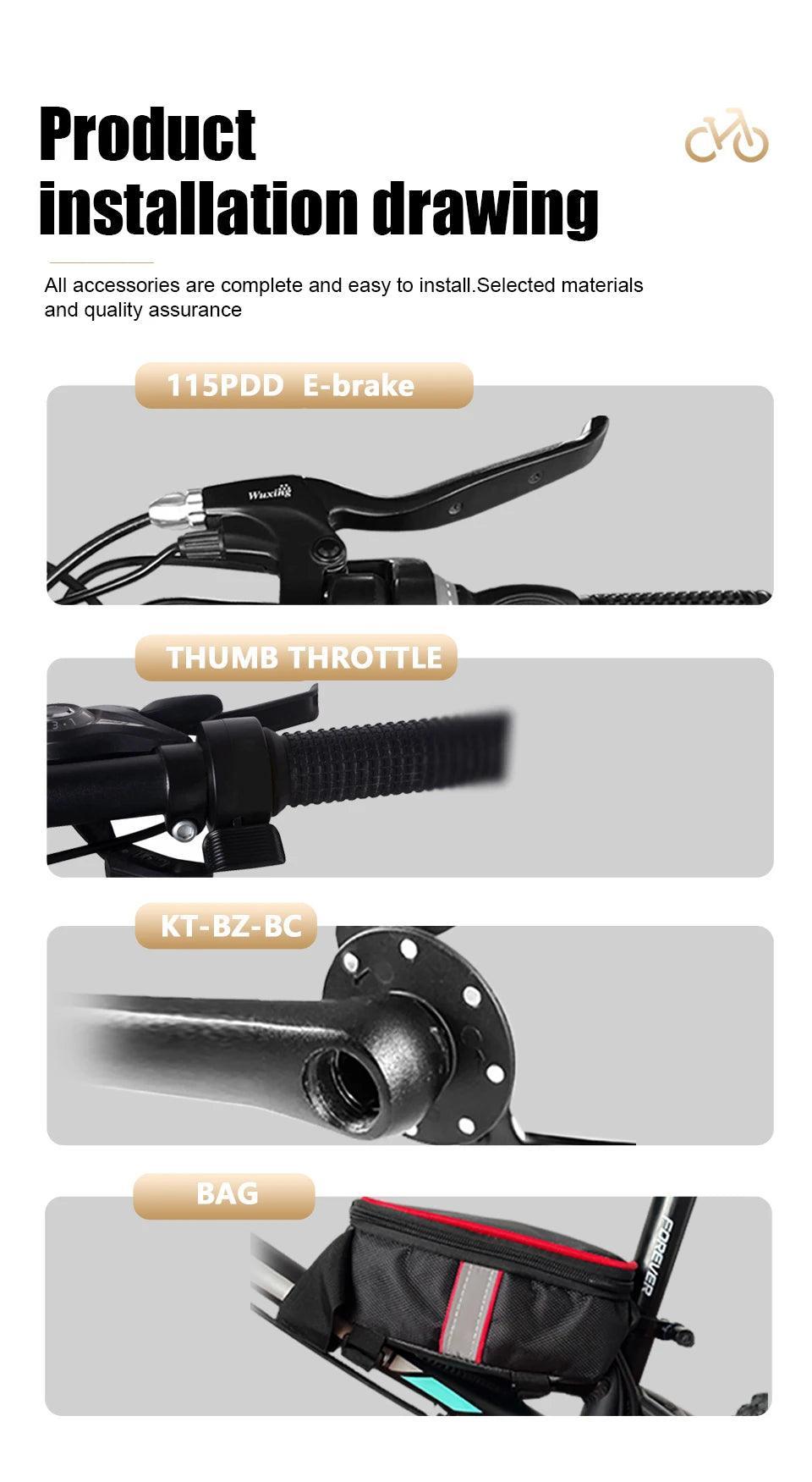 72V 3000W Electric Bike Conversion Kit Fat EBike 20" 26" x4.0 Motor - Franklyn & Page E-Bike Emporium