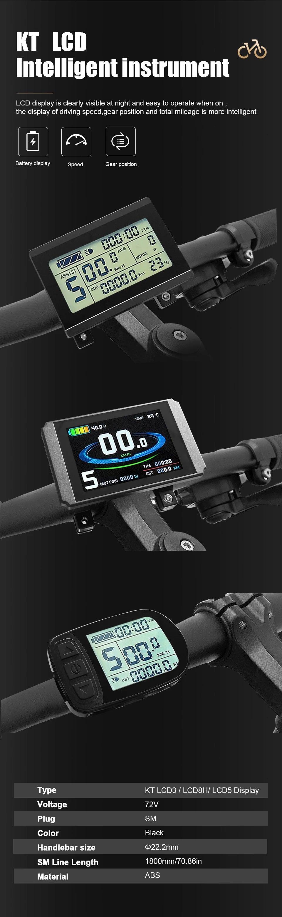 72V 3000W Electric Bike Conversion Kit Fat EBike 20" 26" x4.0 Motor - Franklyn & Page E-Bike Emporium