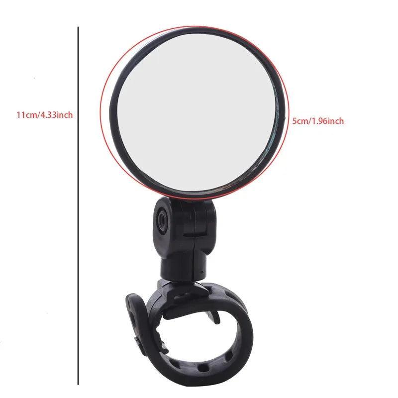 1/2 Piece Universal Bike Rearview Mirror 360 Degree Adjustable Rear View Mirror Cycling Accessories Bicycle Handlebar Mirrors - Franklyn & Page E-Bike Emporium