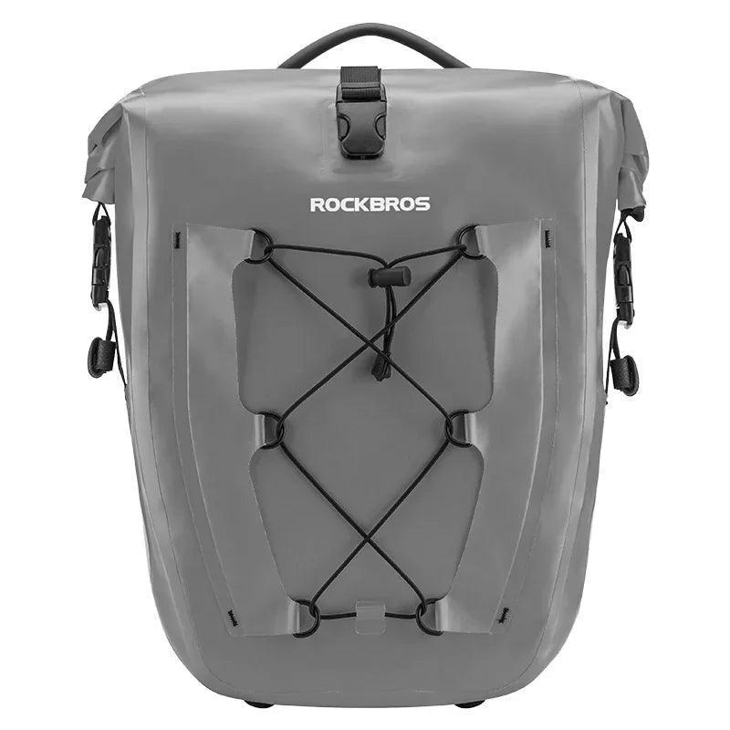 Bike Pannier Bag Waterproof 25L Capacity Bike Rack Bag Mountain Road Bicycle Tail Seat Long Travel Double Side Bike Bag - Franklyn & Page E-Bike Emporium