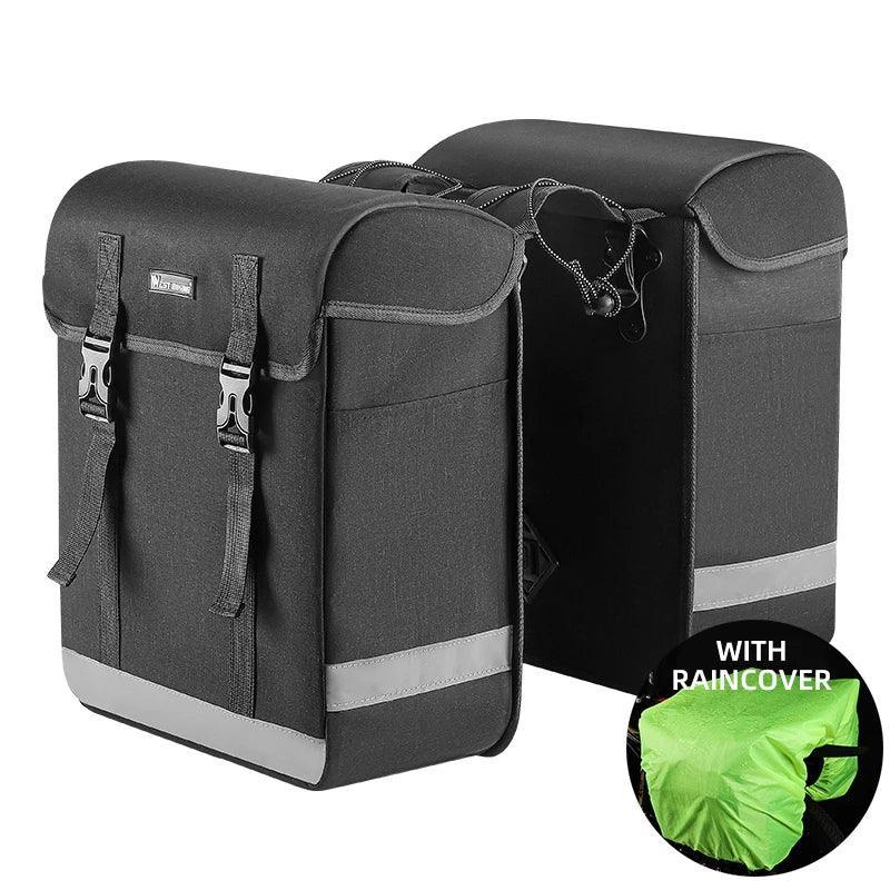 33L Cycling Rear Rack Pack Large Capacity Bike Pannier Bag Travel Wear-resistant Reflective Luggage Carrier Bike Bag - Franklyn & Page E-Bike Emporium