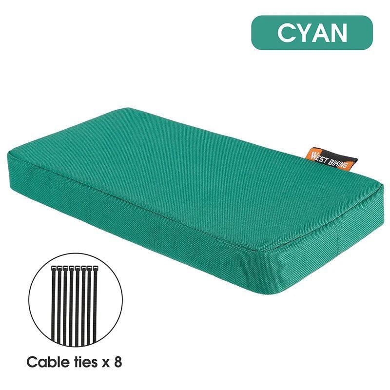 WEST BIKING Bicycle Rear Seat Soft Cushion Thickened Comfortable Cycling Back Seat Mat MTB Detachable Washable Rear Rack Cushion - Franklyn & Page Emporium