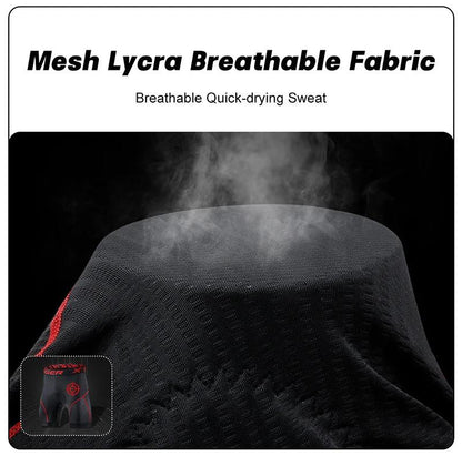 X-TIGER Men's Cycling Underwear Shorts 5D Padded Sports Riding Bike Bicycle MTB Liner Shorts with Anti-Slip Leg Grips