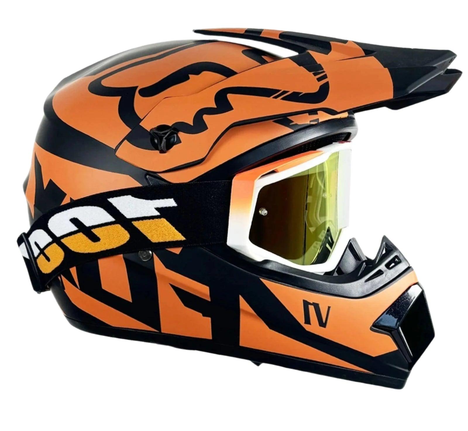 with Goggles Motorcycle Helmets Cycling Bicycle motocross Helmet Off-road casco para mtb Mountain Bike Racing Speedframe - Franklyn & Page Emporium