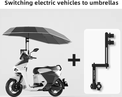 2025 New Enlarged Electric Vehicle Special Umbrella Foldable Shrinkable Reinforcement Super Wind-resistant Sunshade/Rain