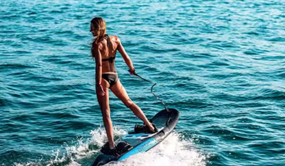 Fast Speed 12KW Motor Electric Surfboard with 72V 50Ah Battery Carbon Fiber Waterproof