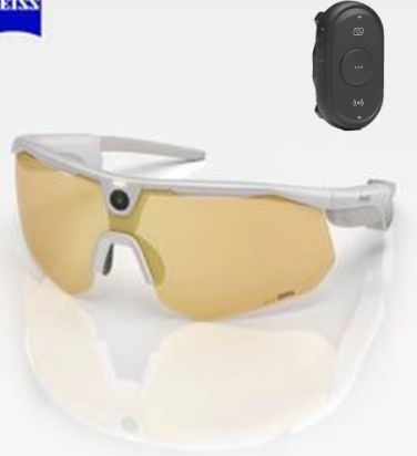 Smart AI Sports Glasses with HD Ultra-Wide Camera, Windproof Pro Goggles for Outdoor Cycling, Running & Action Sports