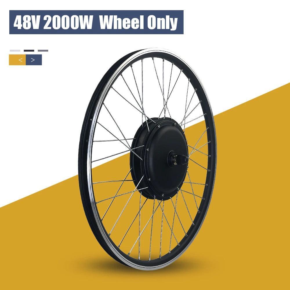 Electric Bike 48V 2000W Conversion Kit 20 26 27.5 700C 28 29 inch Brushless Front Rear Hub Motor Wheel For Ebike Conversion Kit - Franklyn & Page Emporium