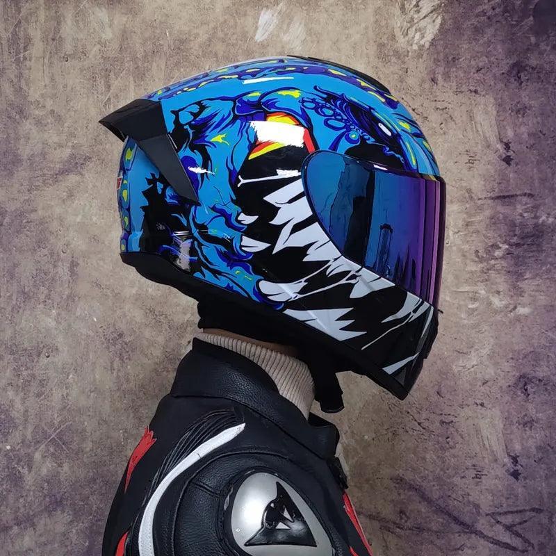 Premium Helmets Winter Warm Double Visor Motorcycle Helmet Motorbike Sports helmet - Franklyn & Page Emporium